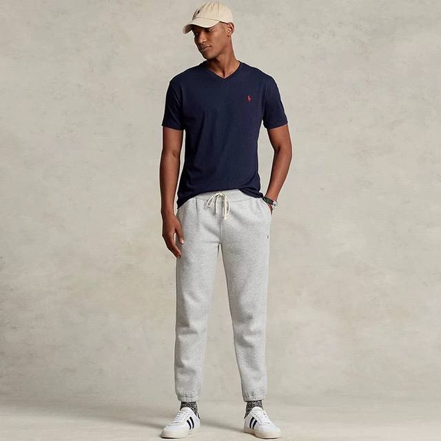 Ralph Lauren 拉夫劳伦2025夏季新配色纯棉240克田岛刺绣V领T恤