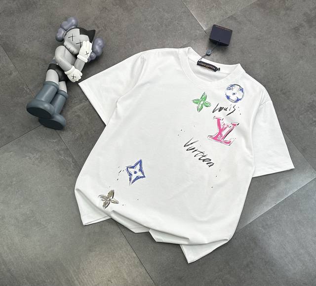 潮牌Louis Vuitton 路易威登喷墨短袖！L Remember The Future 25Fw创意总监 Pharrell与 Nigo的合作！各种街头服饰