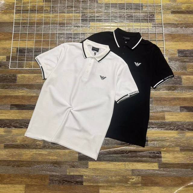 新款上新 普拉达Prada春夏季管网同步新款领条纹缀边针织衣领立体Logopolo衫情侣款女士短袖T恤打底衫男女同款宽松版型 商务普拉达Prada无敌版本！柜子