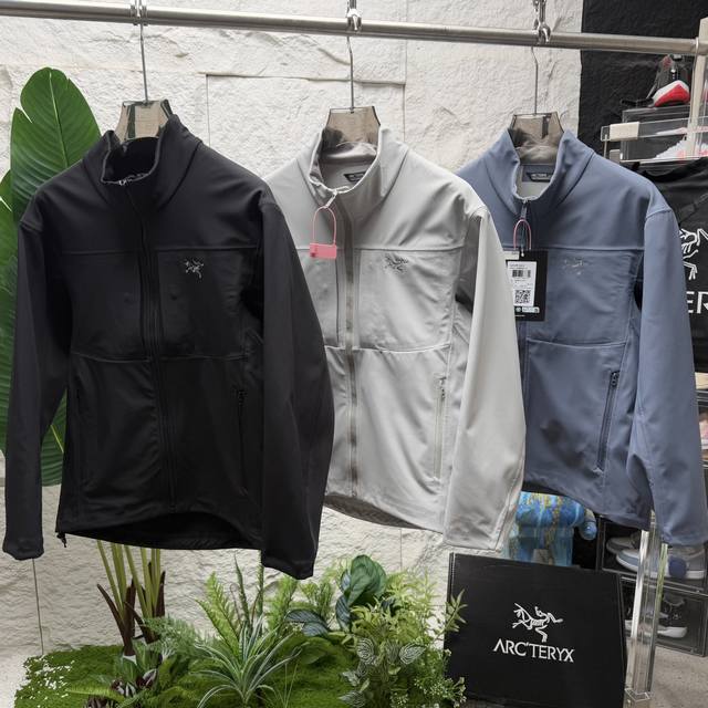 panda版本！供货 #代购级 Arc'teryx Gamma Mx立领情侣款冲锋衣 始祖鸟Jacket 商务休闲 三色可选 100％放心出门 随意进出任何潮流