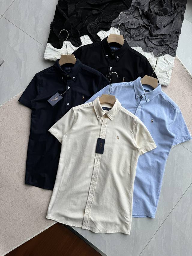 Ralph Lauren 拉夫劳伦男装 经典版型牛津布短袖衬衫Rl11970 全网独家！Polo 保罗拉夫24春夏新款男士纯棉短袖衬衫！原厂订单剩余少量！所有面