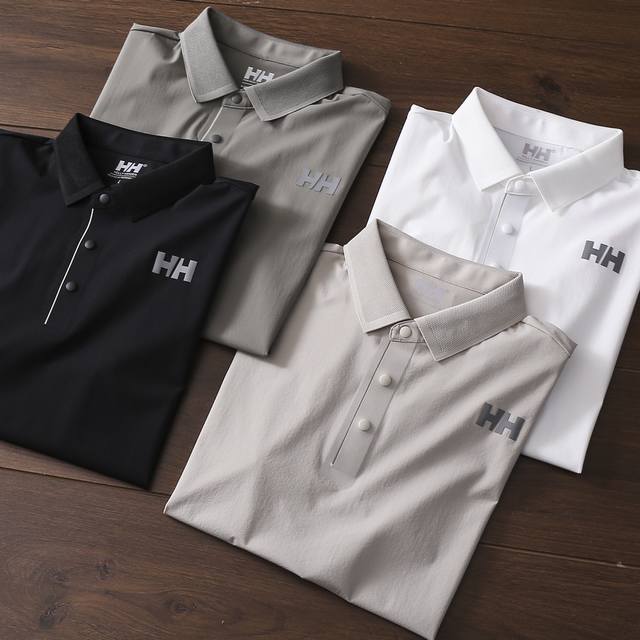 严选好货！Lululemon新款男士翻领短袖Polo衫！经典时尚款，客供冰感弹力科技速干面料，爽滑细腻，舒适透气！领口门襟镶边撞色设计，精美小标Logo烫印，定