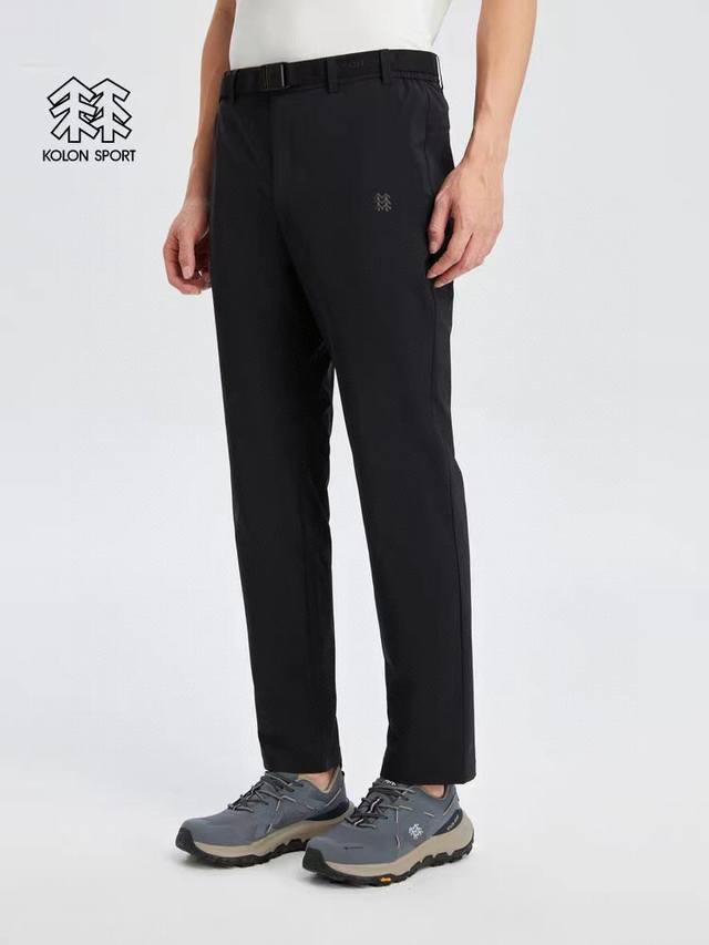 Kolon Sport 可隆两色休闲夏季长裤户外防腰带防风 一款封神之作的男士长裤，不仅户外可穿，城市商务休闲也可搭配！ 官W在售1700+原厂货订单！标牌齐全