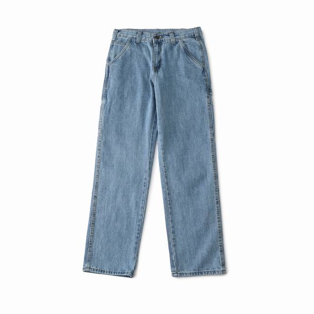 Carhartt Wip卡哈特工装多口袋Cleanfit工装牛仔裤 卡哈特Vintage牛仔裤非常Cleanfit的一条裤子 面料采用14Oz竹节牛仔跟足原版定