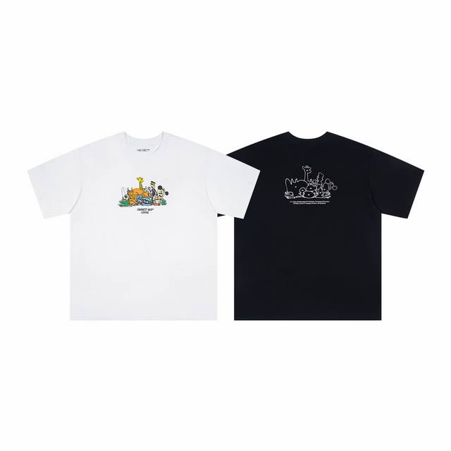 217# 现货发售 Carhartt Wip 卡哈特 25Ss官网前后印花男女同款 颜色：黑 白 码数：S M L Xl 面料：潮牌双纱260克