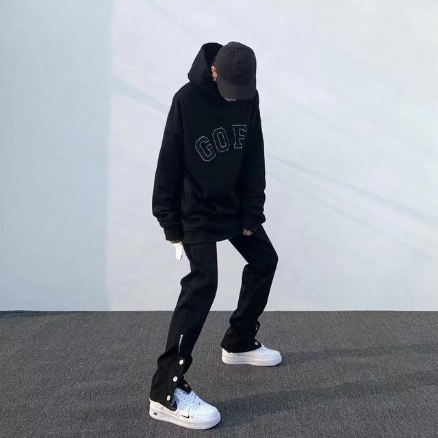 款号N209 Fear Of God Fog 高街排扣休闲裤 正品打版 当季超级火爆款 机能高街长裤 上身舒适有型 男女同款 炸街神器 女孩子上身也超级有型 今