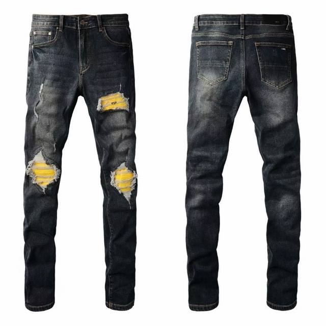款号Cc829 Amiri Mx1高街牛仔裤修身长裤Fog高街男潮 Amiri 近年来高街成了男装里越来越频繁出现的词 高街风格也就成了大家搭配的重要方向 高街