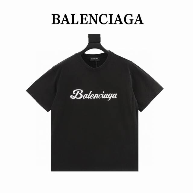 Balenciaga 巴黎世家 Blcg 25Ss 水洗字母印花短袖T恤 Size:S-Xl