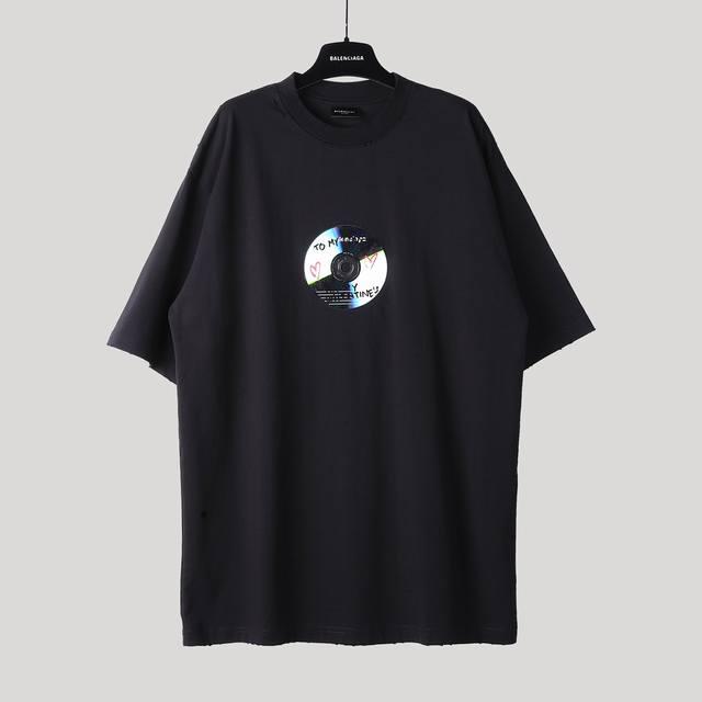 品牌：Aeniaa 巴黎世家 名称；光碟限定 克重；240克双纱32支-专柜同步 #市面最高版本 原版开发 定织面料工艺洗水处理 厚实感十足 质感区别市场货 高