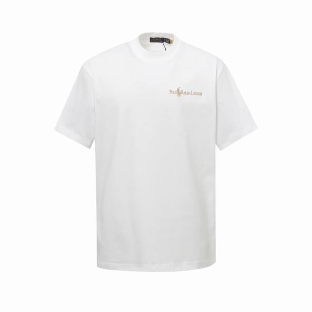 Ralph Lauren 拉夫劳伦 经典款Logo刺绣工艺圆领短袖T恤 新面料 新版型 独家定织定染高克重紧密精梳棉面料 质感柔软舒适 Os落肩宽松版型 春夏最