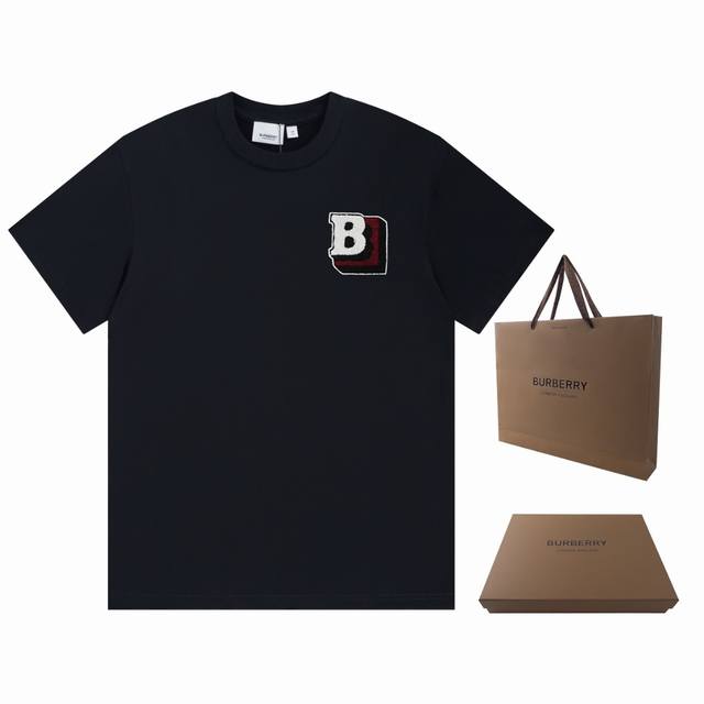 特价 Bbr新款T恤 采用280G超厚面料与Zp一模一致 进口印花机成本高达98 公斤染料印绘而成 订制Yb1:1辅料 尺码L