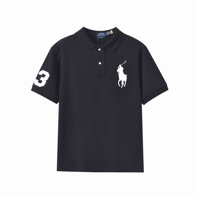 新品上新 拉夫劳伦新品战马刺绣Logo珠地Polo ，采用原版一致纯棉珠地230克面料，版型跟原版一致，领标可扫码进官网，定制原版一致四张洗水麦