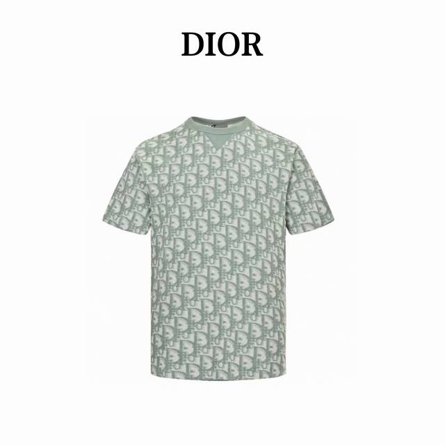Dior 迪奥 24Ss 满印老花提花毛巾短袖 原7,700购入，面料采用定织21支平纹布底280G纯棉提花布，进口特种德国伽玛圆筒毛巾机交织而成，28针筒细线