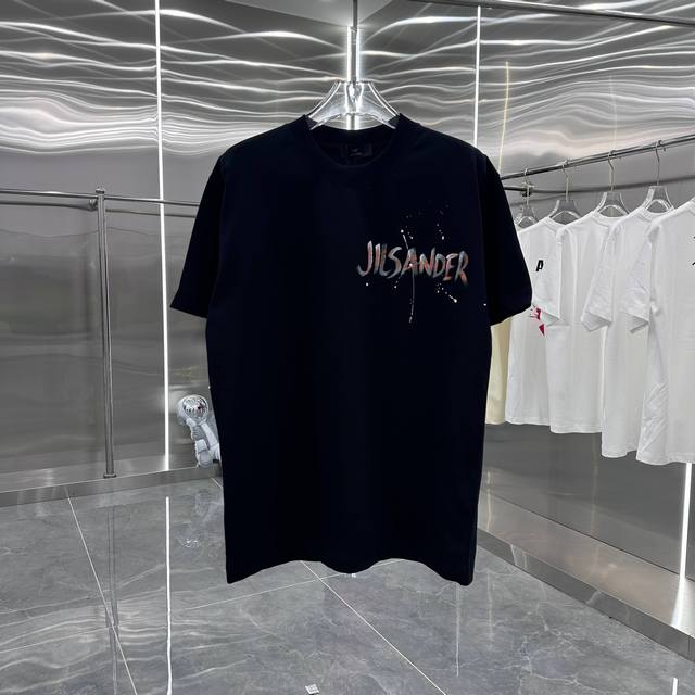 鸟牌 2025春夏新款 手绘泼墨 经典款式 潮流必备 定制面料 上身超舒服 男女同款 S M L Xl Xxl 五个码 黑色 白色