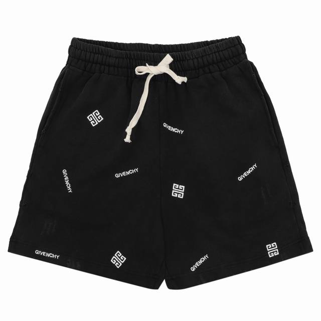 Gvc 纪梵希 水洗刺绣破坏短裤 Size：S-L