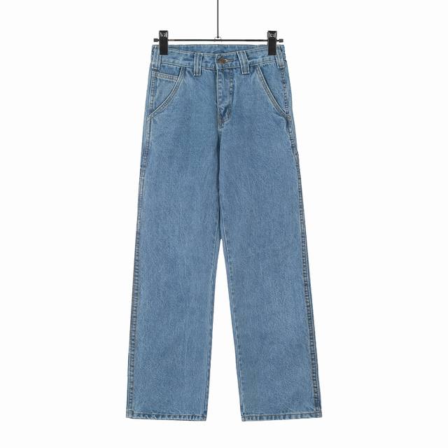 8100 Carhartt Wip卡哈特24Fw工装多口袋Cleanfit工装牛仔裤 卡哈特Vintage牛仔裤非常Cleanfit的一条裤子 面料采用14Oz