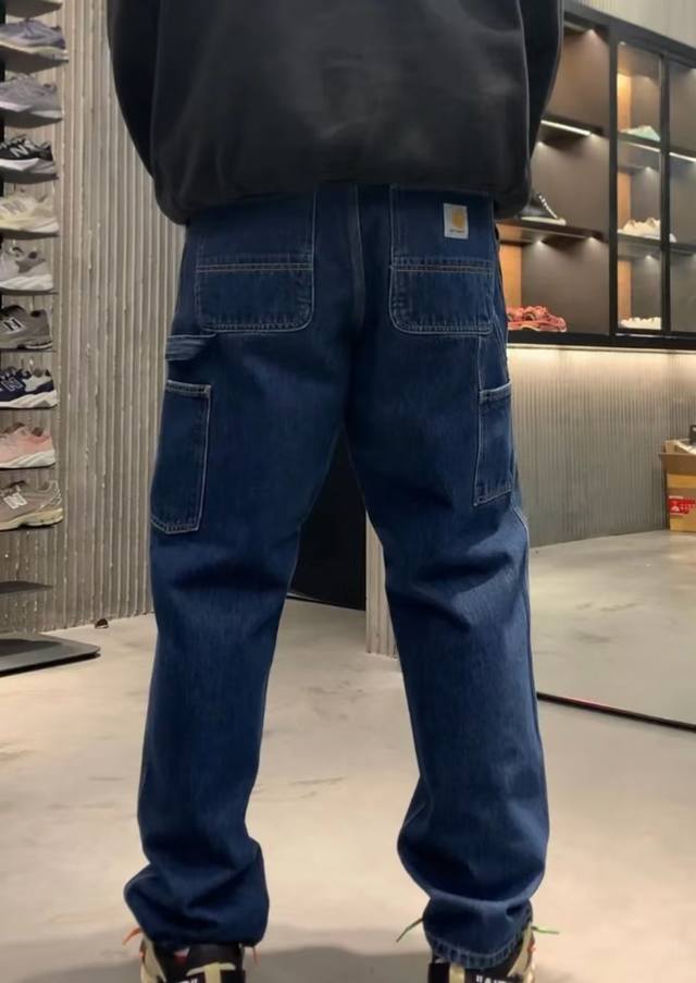 8099 Carhartt Wip卡哈特24Fw工装多口袋Cleanfit工装牛仔裤 卡哈特Vintage牛仔裤非常Cleanfit的一条裤子 面料采用14Oz