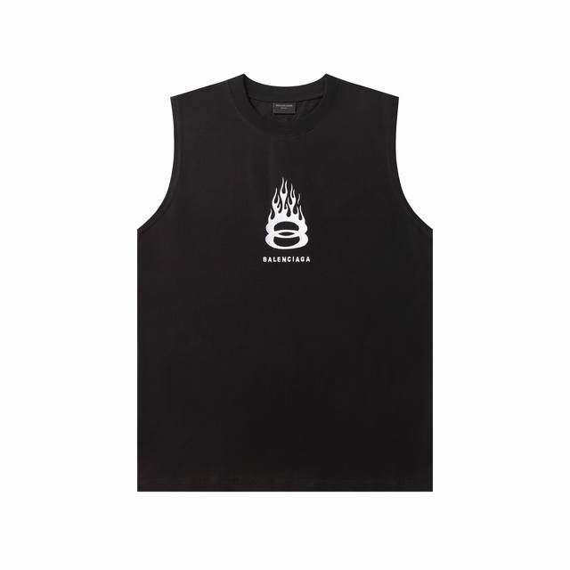 345款新款 Balenciga 巴黎世家 最新系列 满身绣花火焰背心。绣花 细节无法挑剔，极具档次感与奢华辨识度！三标齐全 版型属于休闲宽松小落肩的版型裁剪。