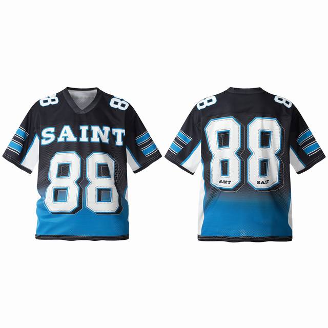 saint Vintage 短袖T恤 网眼球服 颜色：图片色 P价： 码数： M L Xl 款号：2104