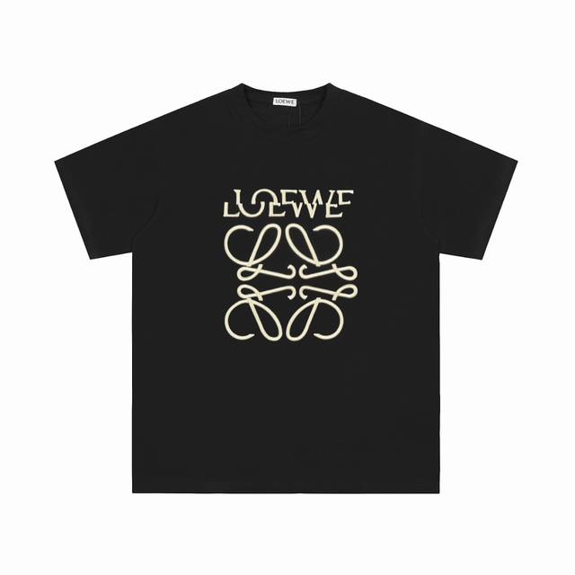 we11# 顶级代工品质 Loewe 罗意威25Ss 经典T恤短袖 不需要所谓烂大街的华丽文案 主打品质 - 面料经过2次高温缩水固色 不变形不缩水不起球 -正