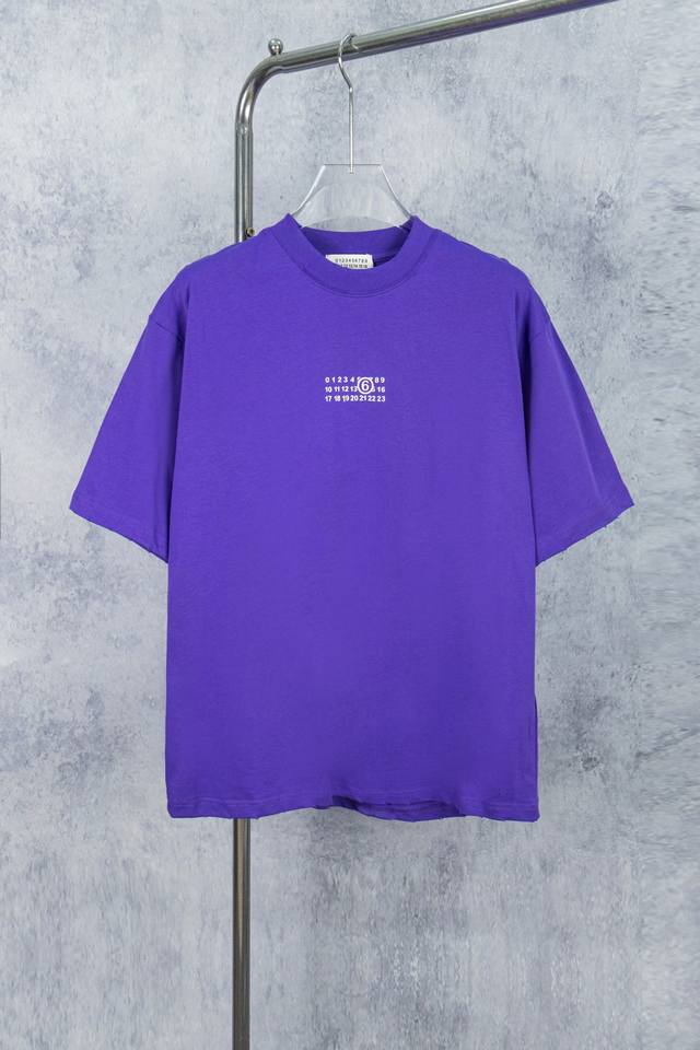 款号：M006# Maison Martin Margiela 梅森马吉拉25Ss 进口压胶短袖T恤 Yb一比一开发 100%棉 采用订色订染毛圈纯棉衣面，25