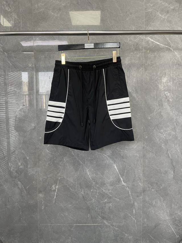 最高品质Tb 双侧织带沙滩短裤大师匠心得力之作 薄如蝉翼 丝滑弹力 男士连沙滩裤进口新型面料 码数：M-4Xl