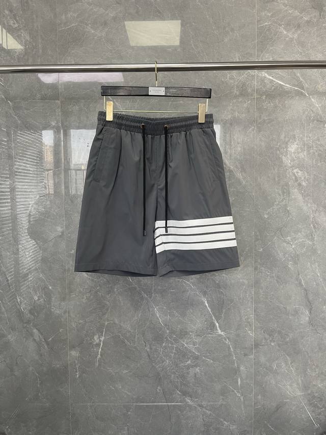 最高品质Tb 双侧织带沙滩短裤大师匠心得力之作 薄如蝉翼 丝滑弹力 男士连沙滩裤进口新型面料 码数：M-4Xl