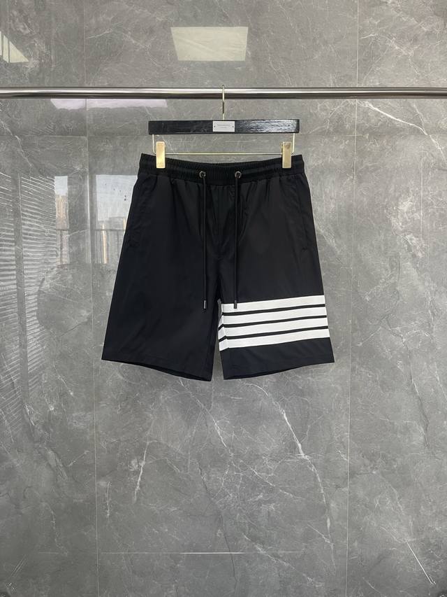最高品质Tb 双侧织带沙滩短裤大师匠心得力之作 薄如蝉翼 丝滑弹力 男士连沙滩裤进口新型面料 码数：M-4Xl