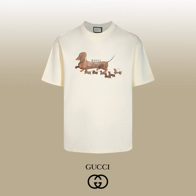 顶级代工品质 Gucci~古驰 24Ss 经典T恤短袖 不需要所谓烂大街的华丽文案 主打品质 - 面料经过2次高温缩水固色 不变形不缩水不起球 -正确Os版型