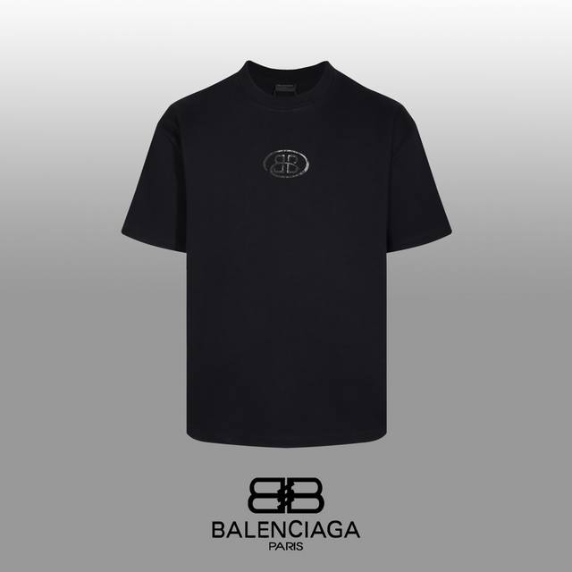 顶级代工品质 Balenciaga 巴黎世家 24Ss 经典T恤短袖 不需要所谓烂大街的华丽文案 主打品质 - 面料经过2次高温缩水固色 不变形不缩水不起球 -