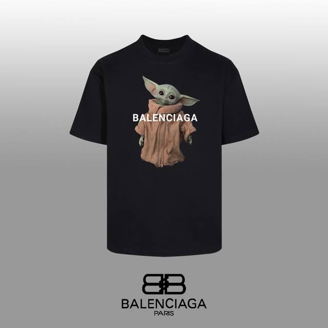 顶级代工品质 Balenciaga 巴黎世家 24Ss 经典T恤短袖 不需要所谓烂大街的华丽文案 主打品质 - 面料经过2次高温缩水固色 不变形不缩水不起球 -