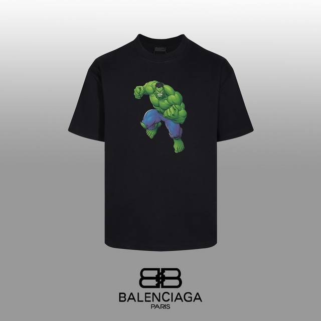 顶级代工品质 Balenciaga 巴黎世家 24Ss 经典T恤短袖 不需要所谓烂大街的华丽文案 主打品质 - 面料经过2次高温缩水固色 不变形不缩水不起球 -