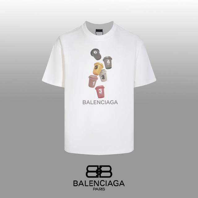 顶级代工品质 Balenciaga 巴黎世家 24Ss 经典T恤短袖 不需要所谓烂大街的华丽文案 主打品质 - 面料经过2次高温缩水固色 不变形不缩水不起球 -