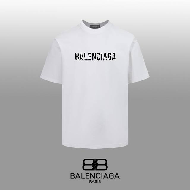 顶级代工品质 Balenciaga 巴黎世家 24Ss 经典T恤短袖 不需要所谓烂大街的华丽文案 主打品质 - 面料经过2次高温缩水固色 不变形不缩水不起球 -