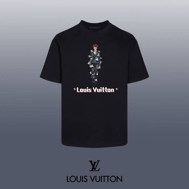 顶级代工品质 Louis Vuitton 路易威登 24Ss 经典T恤短袖 不需要所谓烂大街的华丽文案 主打品质 - 面料经过2次高温缩水固色 不变形不缩水不起