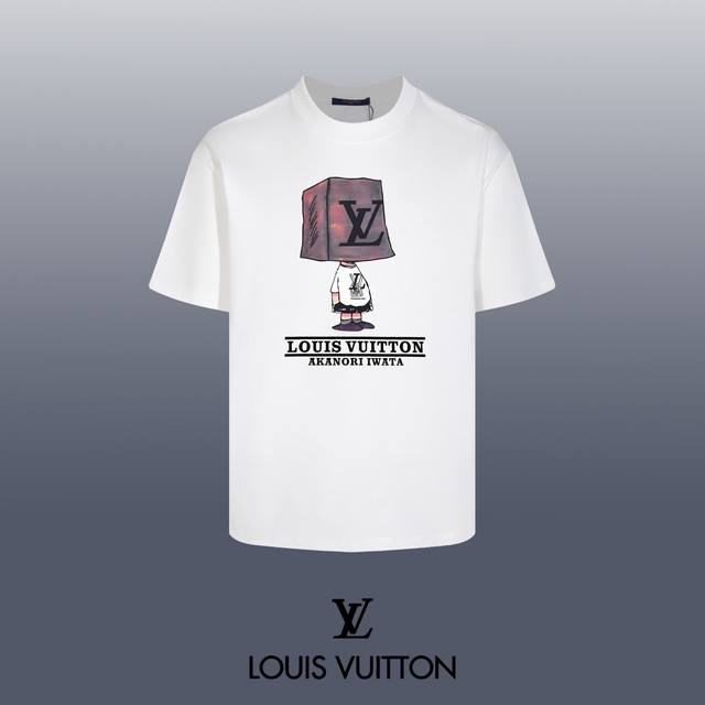 顶级代工品质 Louis Vuitton 路易威登 24Ss 经典T恤短袖 不需要所谓烂大街的华丽文案 主打品质 - 面料经过2次高温缩水固色 不变形不缩水不起