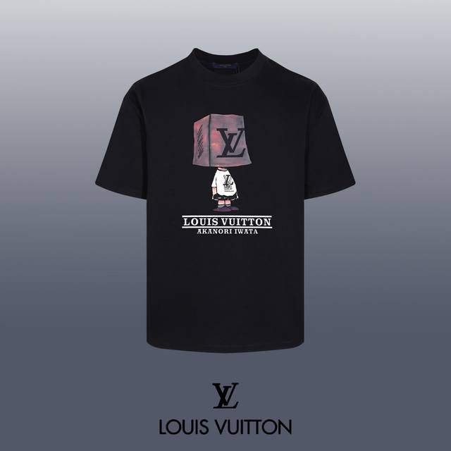 顶级代工品质 Louis Vuitton 路易威登 24Ss 经典T恤短袖 不需要所谓烂大街的华丽文案 主打品质 - 面料经过2次高温缩水固色 不变形不缩水不起