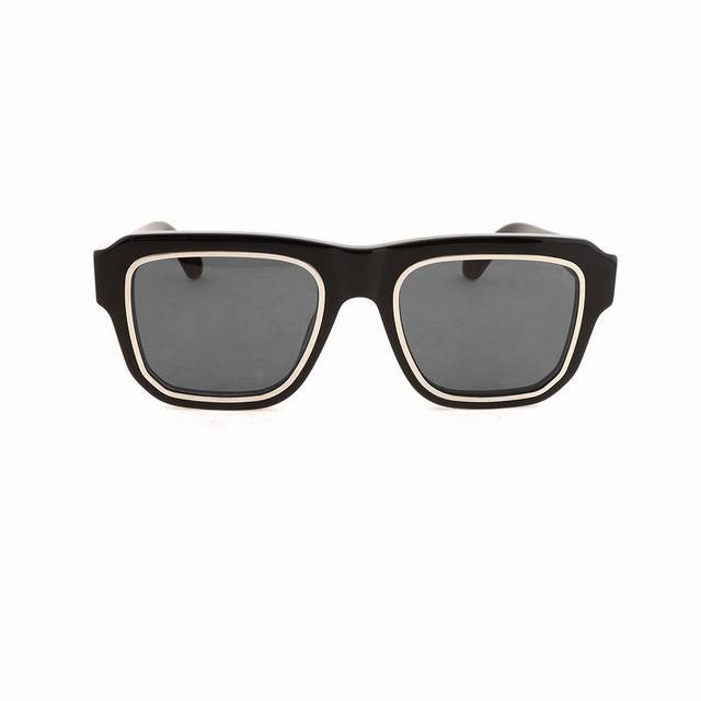 Louis Vuitton 路易威登Lv铭牌钛金属方形太阳镜 银标 Z2505E Lv Legacy Square Large 太阳眼镜采用钛金属件和日本醋酯纤