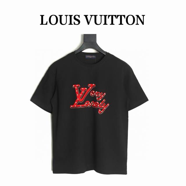 Louis Vuitton 路易威登 Lv 珍珠标语 印花 短袖 面料采用260克纯棉面料保证舒适性同时透气冰爽的同时又不透底面料上身有型弹性不紧绷日常通勤运动