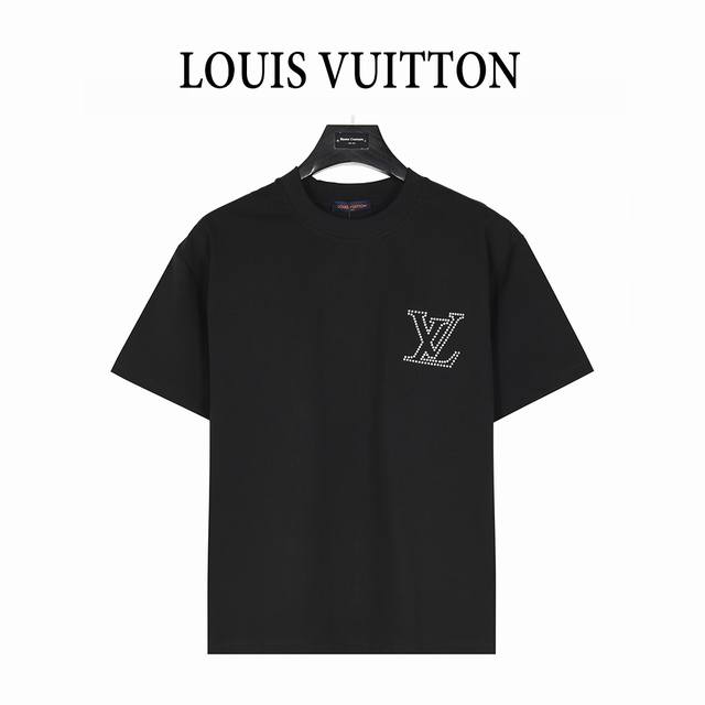 Louis Vuitton 路易威登 25Ss Logo及四叶草烫银短袖T恤 购入原版开模打造，全套定制辅料，所有细节完美还原 定织定染260G纯棉双纱紧密棉面