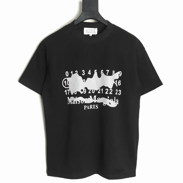 Maison Margiela 马吉拉 25Ss 涂鸦短袖T恤 面料定织定染280G32支双纱面料，宽幅领口螺纹300G1*1全棉螺纹，久穿不变形，面料从买纱纺