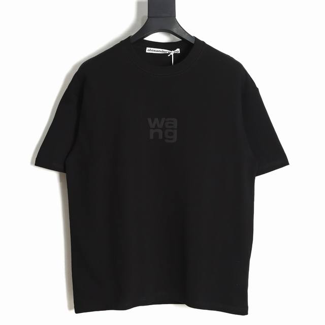 Alexander Wang 亚历山大王 23Ss 发泡国旗字母短袖T恤 250G高级精梳棉面料 专柜领标 代购级白色厚板吊牌 原版吊粒 前后都是立体发泡印花