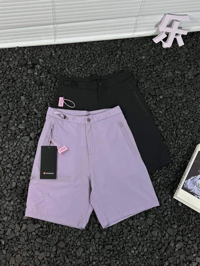 露露 Lululemon 24Ss夏季新款基础款专业户外休闲情侣款短裤 - 顶级户外速干短裤 必须高品质开头，独家现货 定制面料，轻薄 透气 快干 高弹力 吸湿