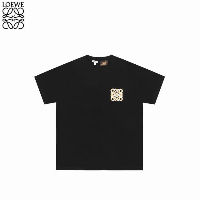 Loewe 罗意威 24Ss 魔方植绒Logo短袖 - 面料经过2次高温缩水固色 不变形不缩水不起球 -正确Os版型 不省面料 只做穿上有效果的高质量产品 最
