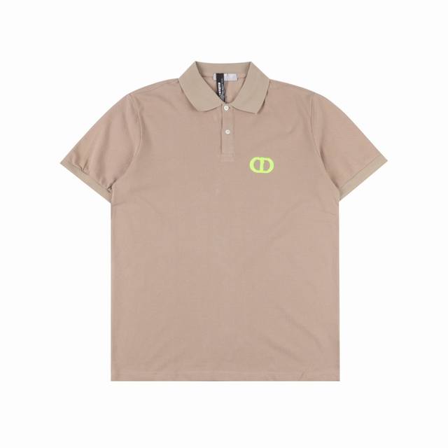 Dior 迪奥 经典刺绣Cd圆领短袖Polo 小Cd集气质与优雅于一身的经典短袖Tee 经典 简约 隽永的基础款短T 柜台常青款系列，今年面料的再次升级 质感C