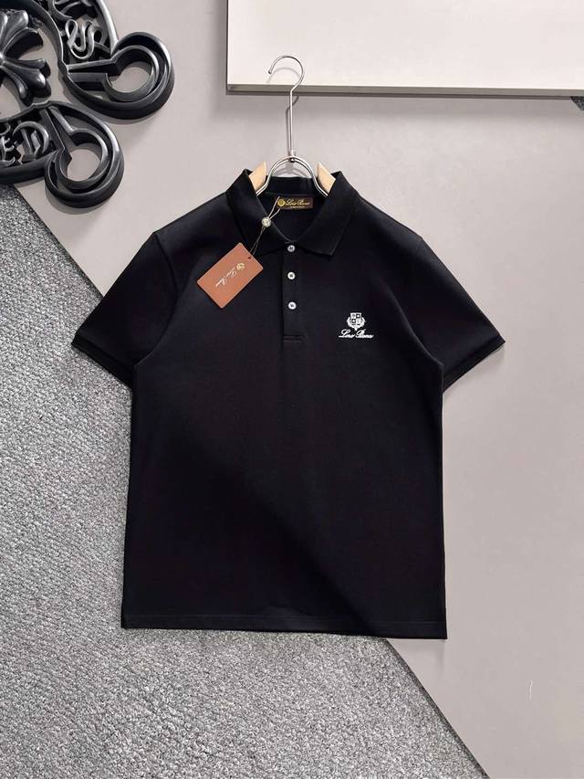 L P2580Ss夏季新款 Logo男士翻领Polo衫！经典商务男款，高端男装的天花板级别的商务男款！简约时尚大气不失优雅，单穿内搭体面过人，品质控 细节控的闭