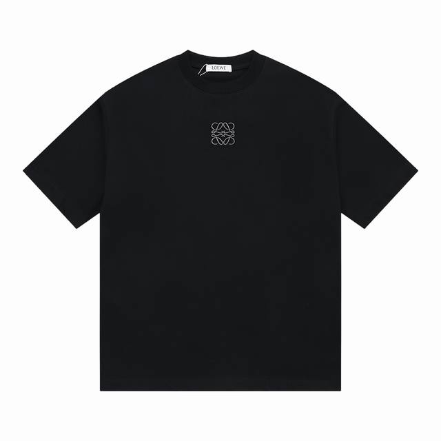 280G独家版本］ Loewe 罗意威 5春夏手工贴皮绣+高密度挨针刺绣圆领短袖 Loewe 2025Ss最新款短袖采用传承的手剪贴皮绣+挨针绣是高密度刺绣的一
