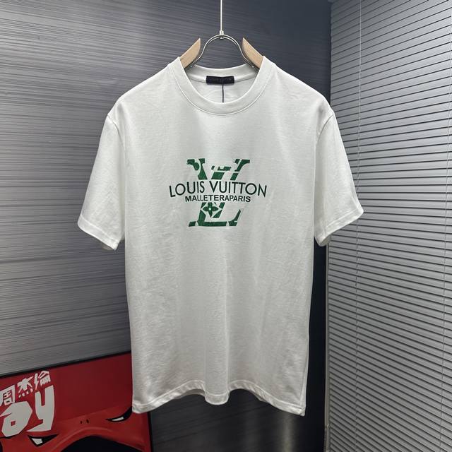 驴家2025新款立体硅胶印花Logo情侣款短袖T恤 采用高成本320克双股双纱纯棉面料 厚实挺阔 立体Os剪裁版型 时尚百搭 网红同款 匠心款 简约中透漏着时尚
