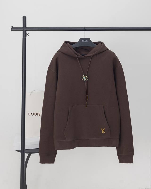 顶级版本.官网品质 Louis Vuitton*路易威登 Lv 新款绿松石太阳花连帽卫衣 采用原板独家定制390克重磅空气层面料质感非常舒服保暖性强 100%区