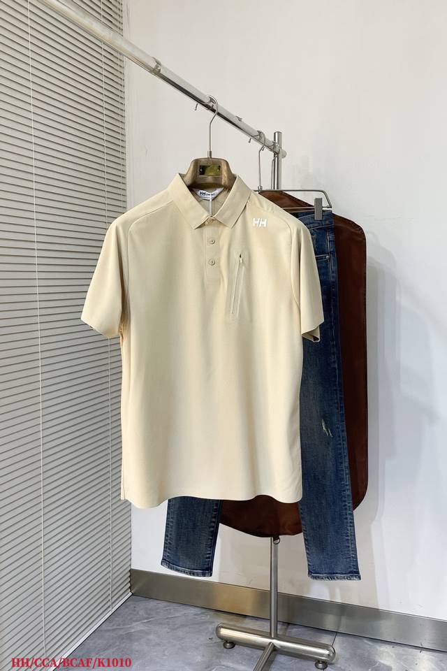 K1010 Hhhelly Hansen Hh 2025夏季冰丝无痕速干衫速干Polo！版型垂直立挺，3D立体裁剪，全身多处拼接！科技面料版型做工都极好，面料采
